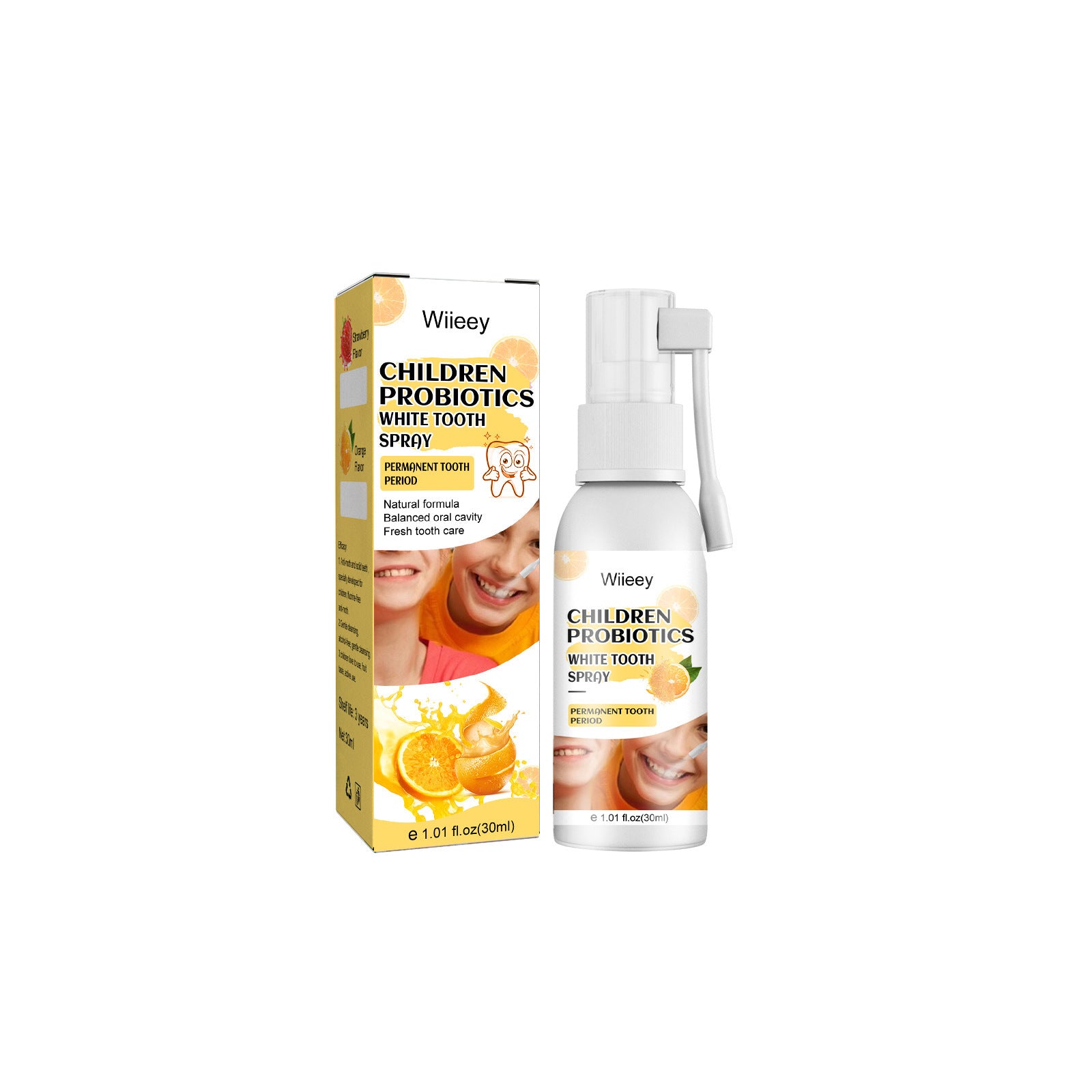 Wiieey Children's Teeth Cleaning Spray Teeth Care Mouth Spray Teeth Fresh Children's Teeth Care Spray