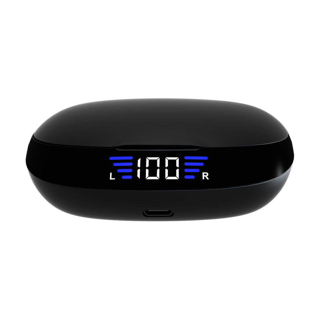 TWS True Wireless Bluetooth Headset 5.0 Digital Display Charging Bin Hanging Ear Sports Headset VV2