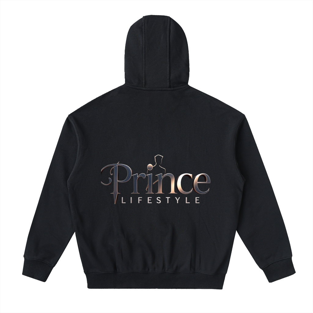 Drop-Shoulder Zip Up Hoodie