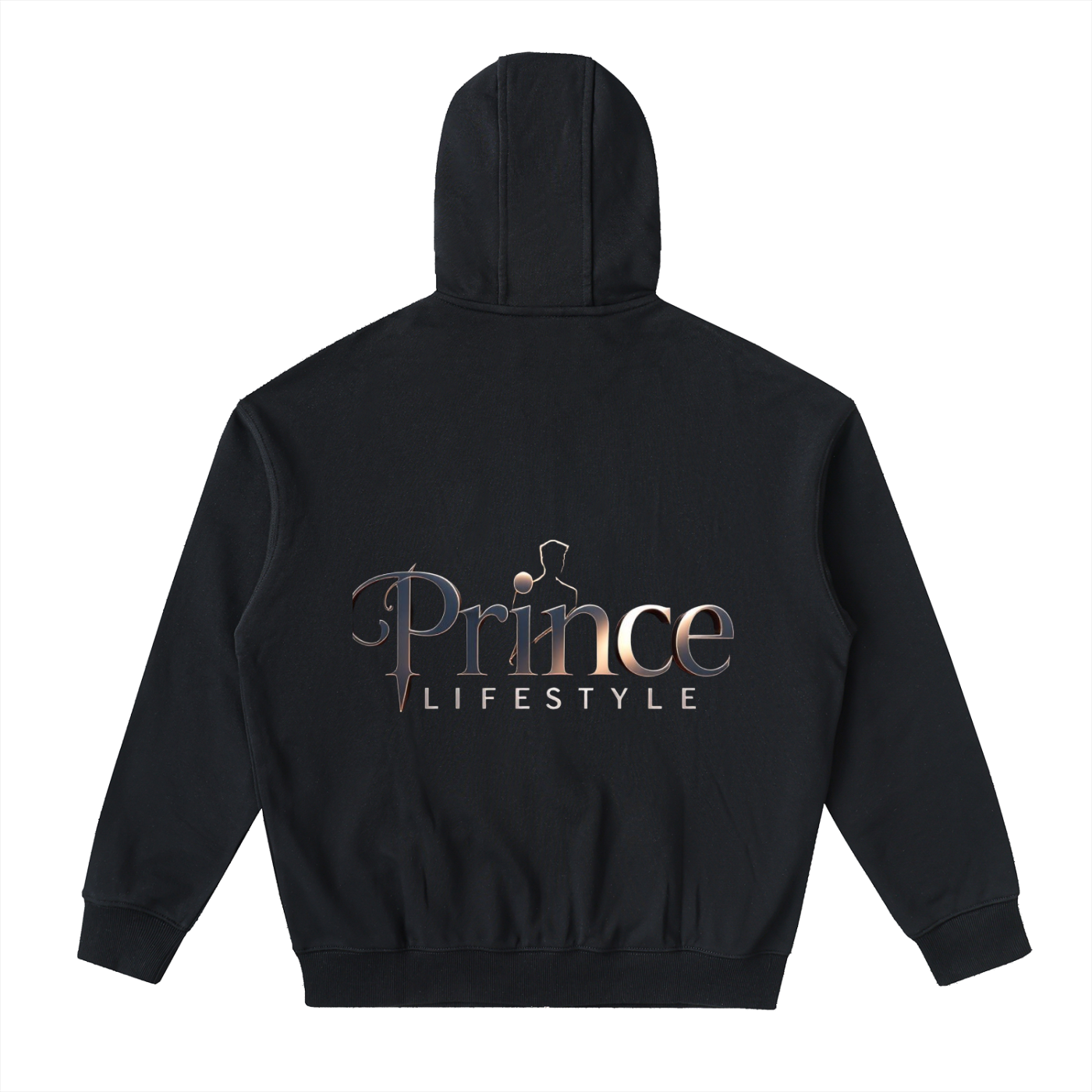 Drop-Shoulder Zip Up Hoodie
