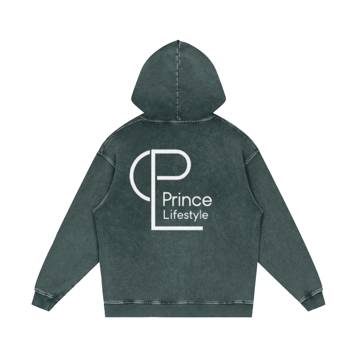 Snow Washed Loose Cotton Hoodie
