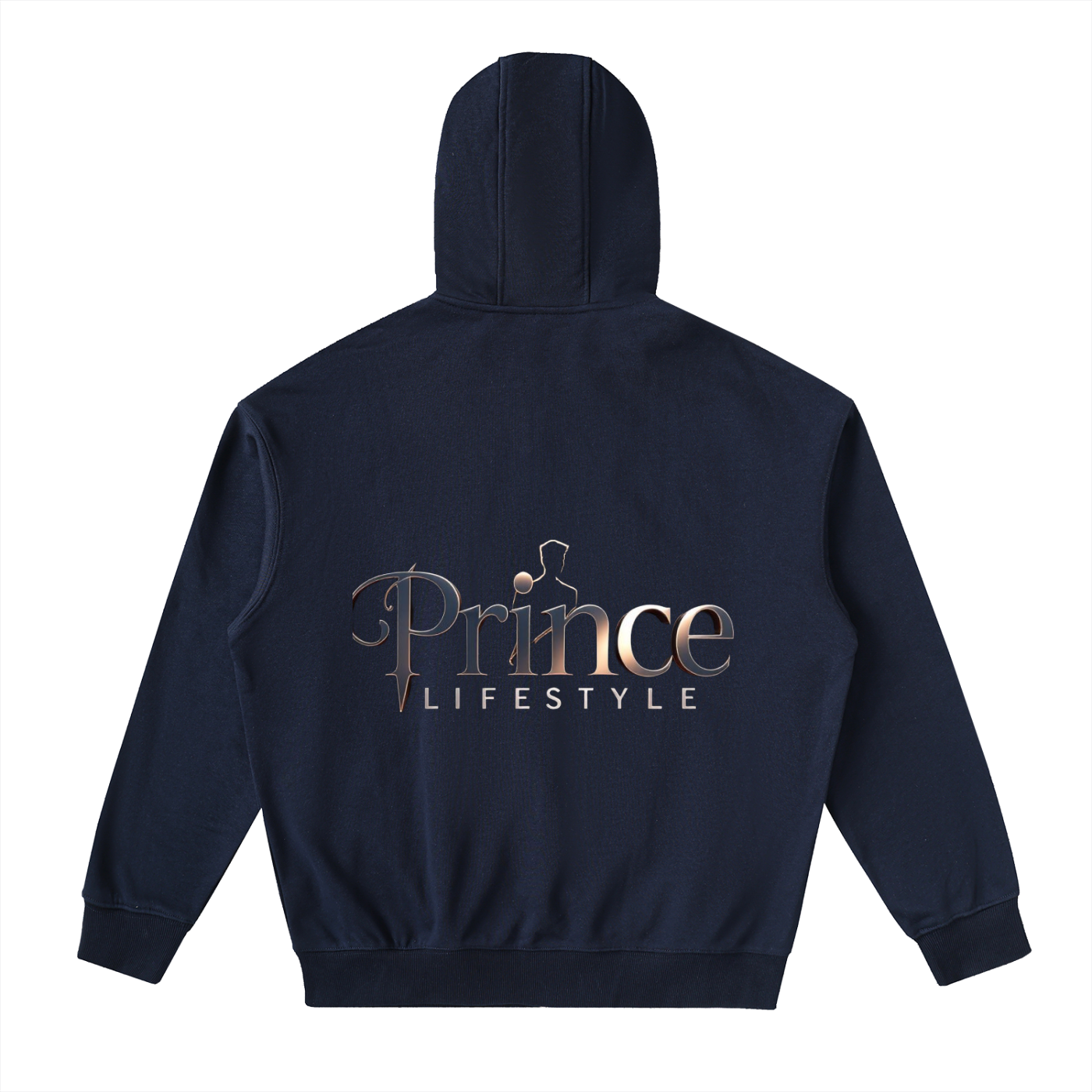 Drop-Shoulder Zip Up Hoodie