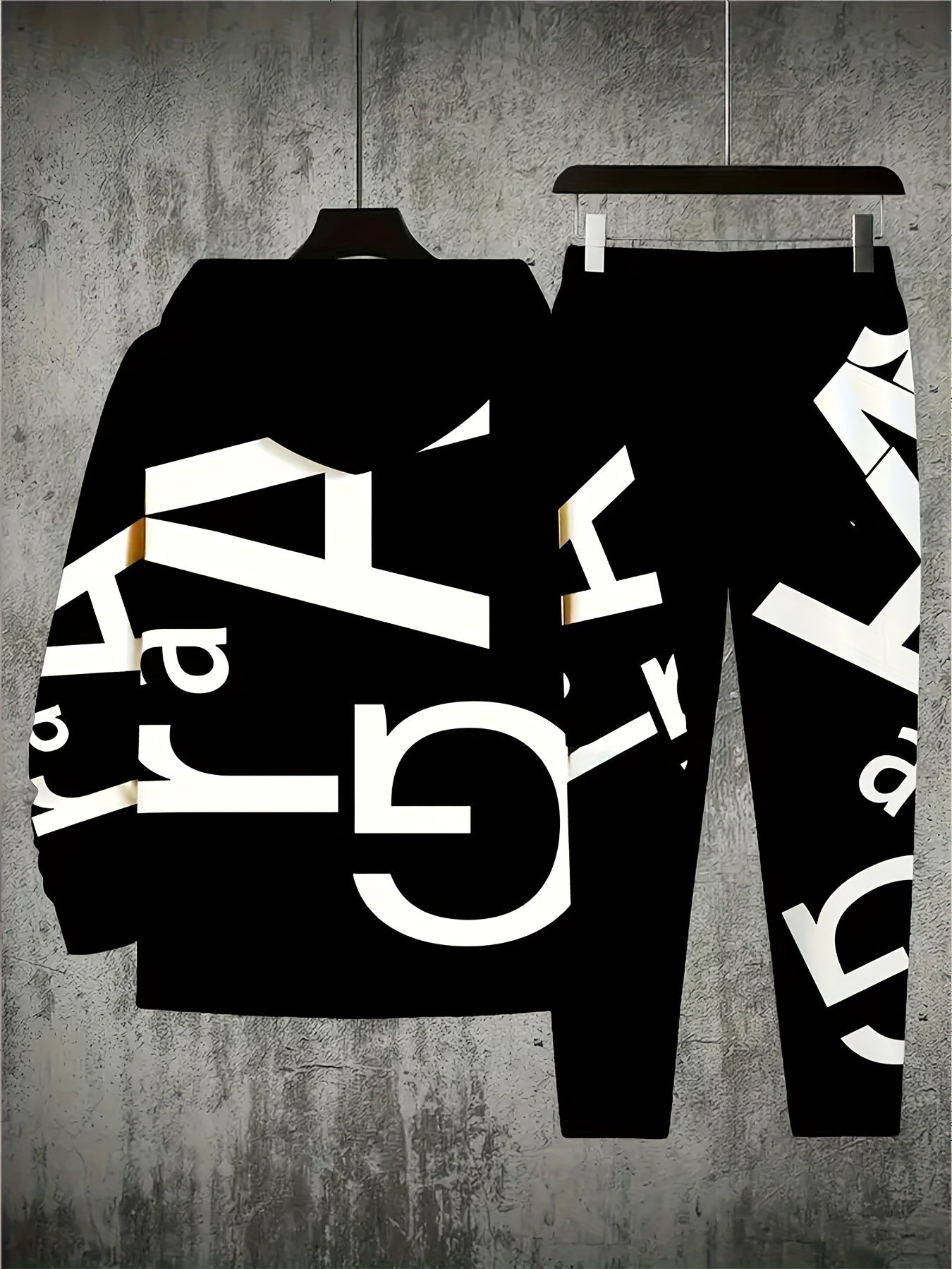 Spring Comfort, Men's Vintage-Inspired Lightweight Athletic Set - Hooded Long Sleeve Sweatshirt & Joggers, Perfect for Spring/Fall Casual Wear