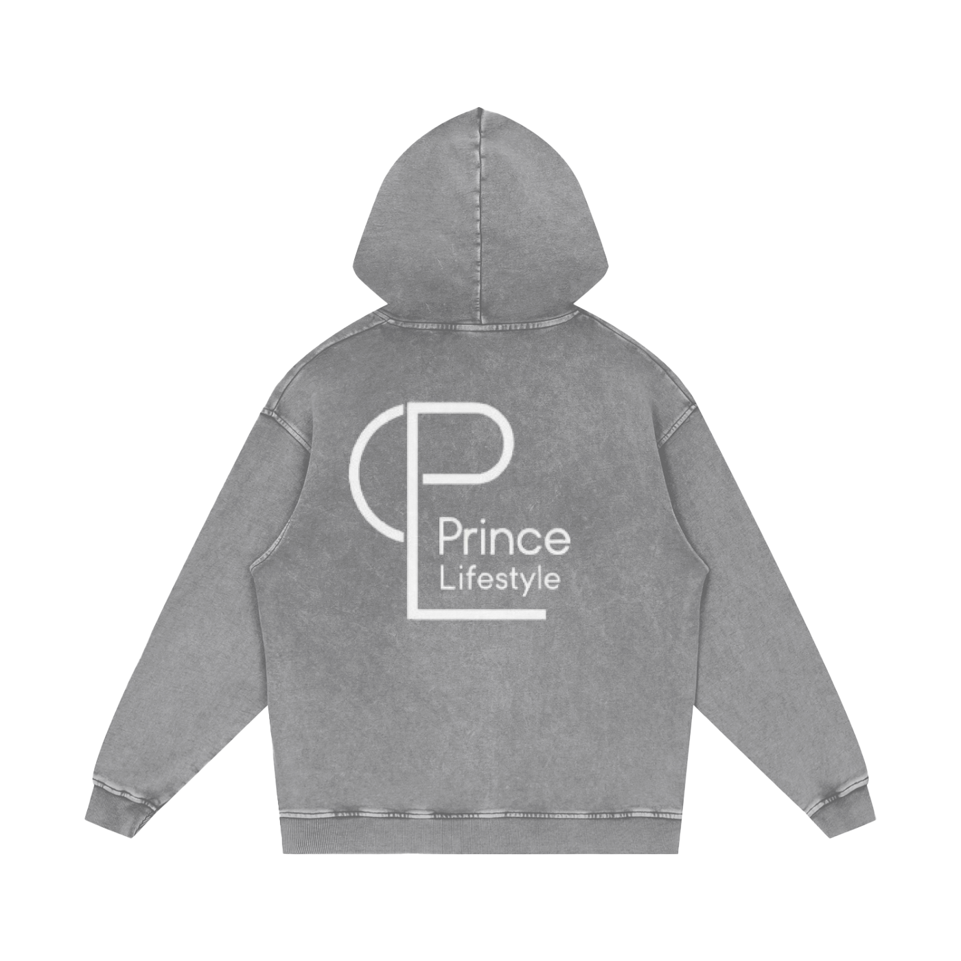 Snow Washed Loose Cotton Hoodie
