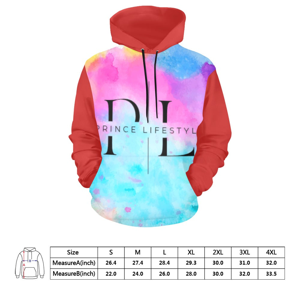 Men's All Over Print Hoodie (USA Size) (Model H13)