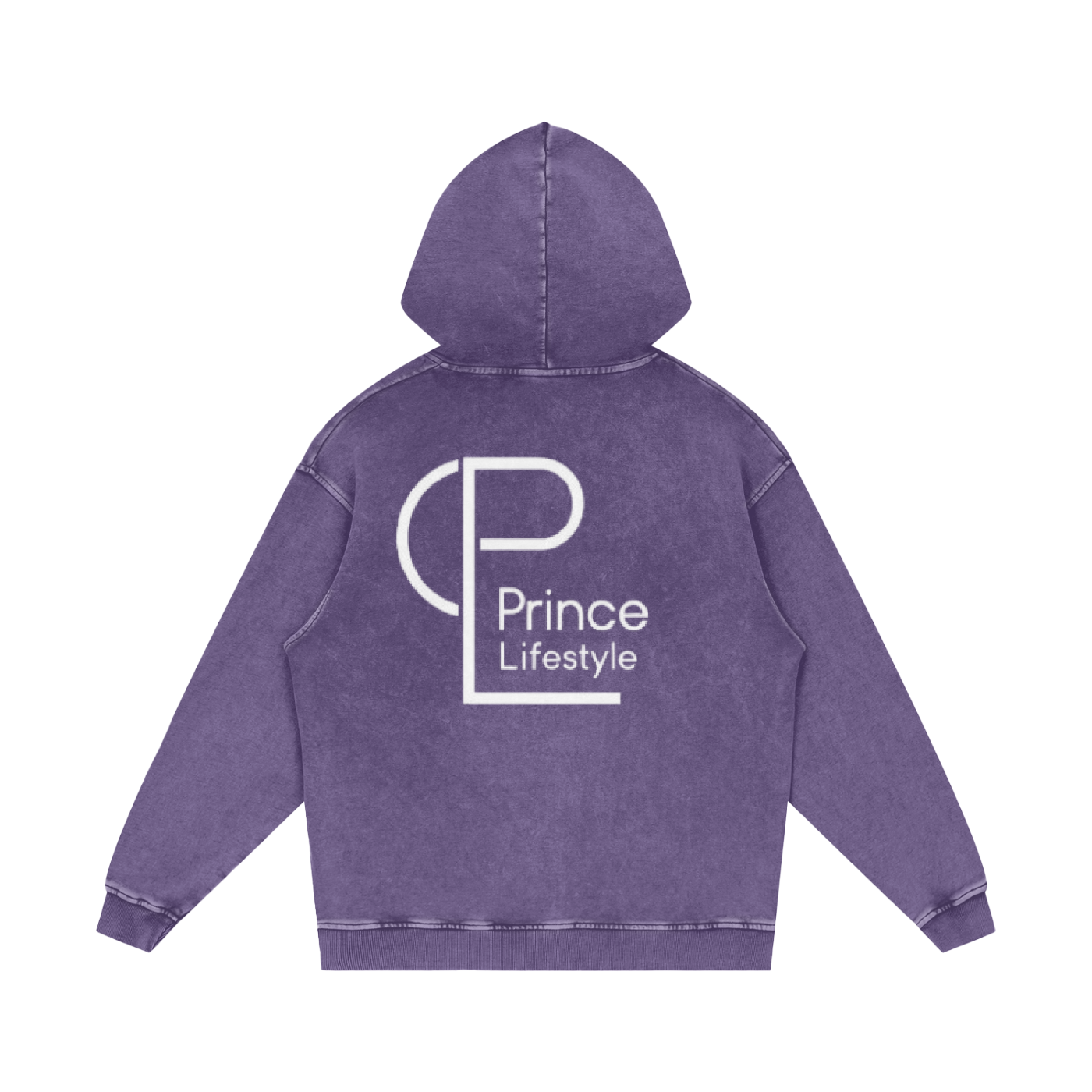 Snow Washed Loose Cotton Hoodie