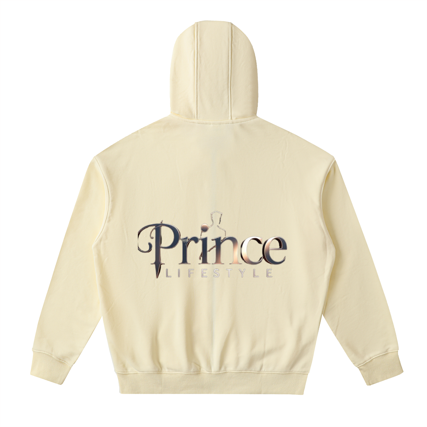 Drop-Shoulder Zip Up Hoodie