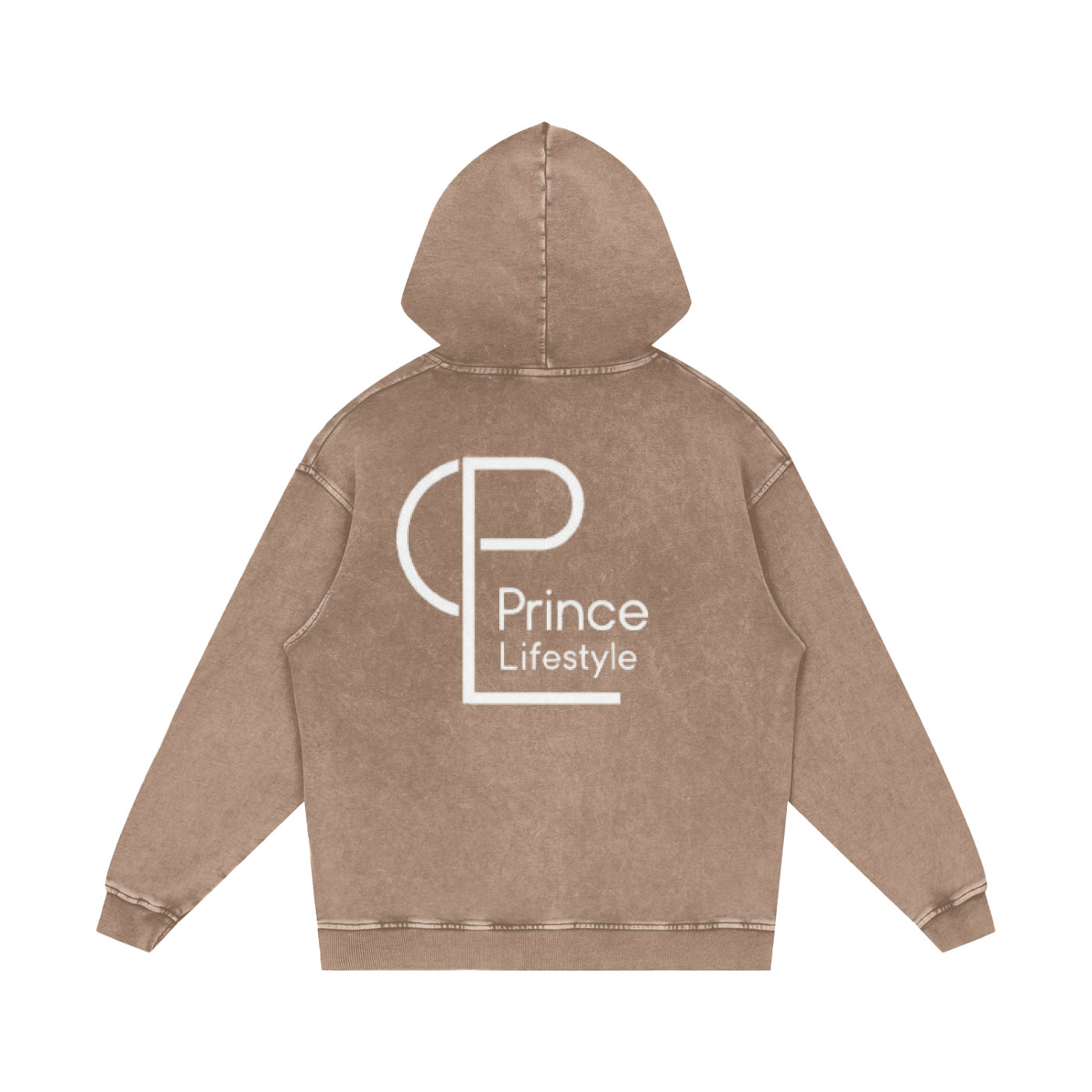 Snow Washed Loose Cotton Hoodie