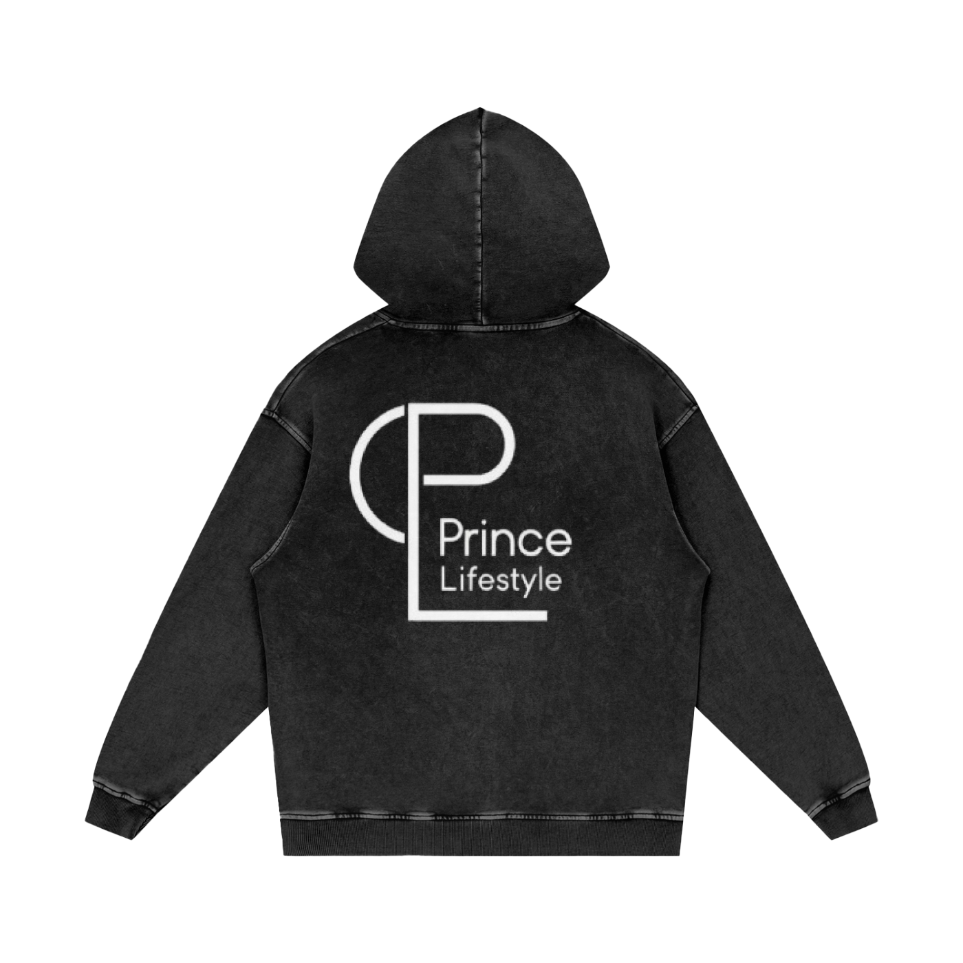 Snow Washed Loose Cotton Hoodie