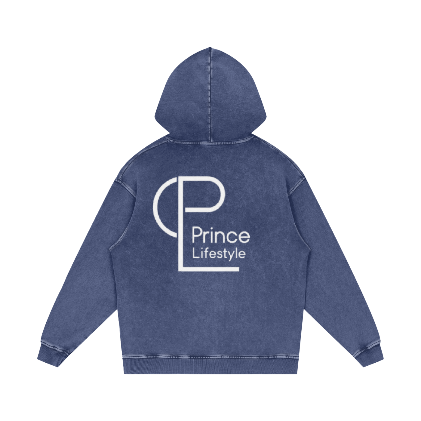 Snow Washed Loose Cotton Hoodie