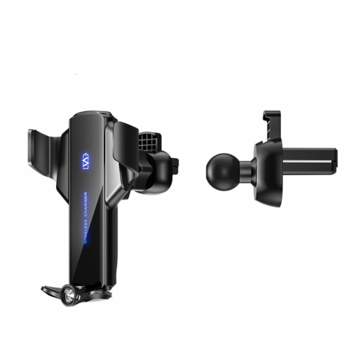 Custom Logo15w Quick Charge Wireless Car Charger Mount Automatic Clamp Coil Induction Gravity Holder TYPE-C 2024 New Product