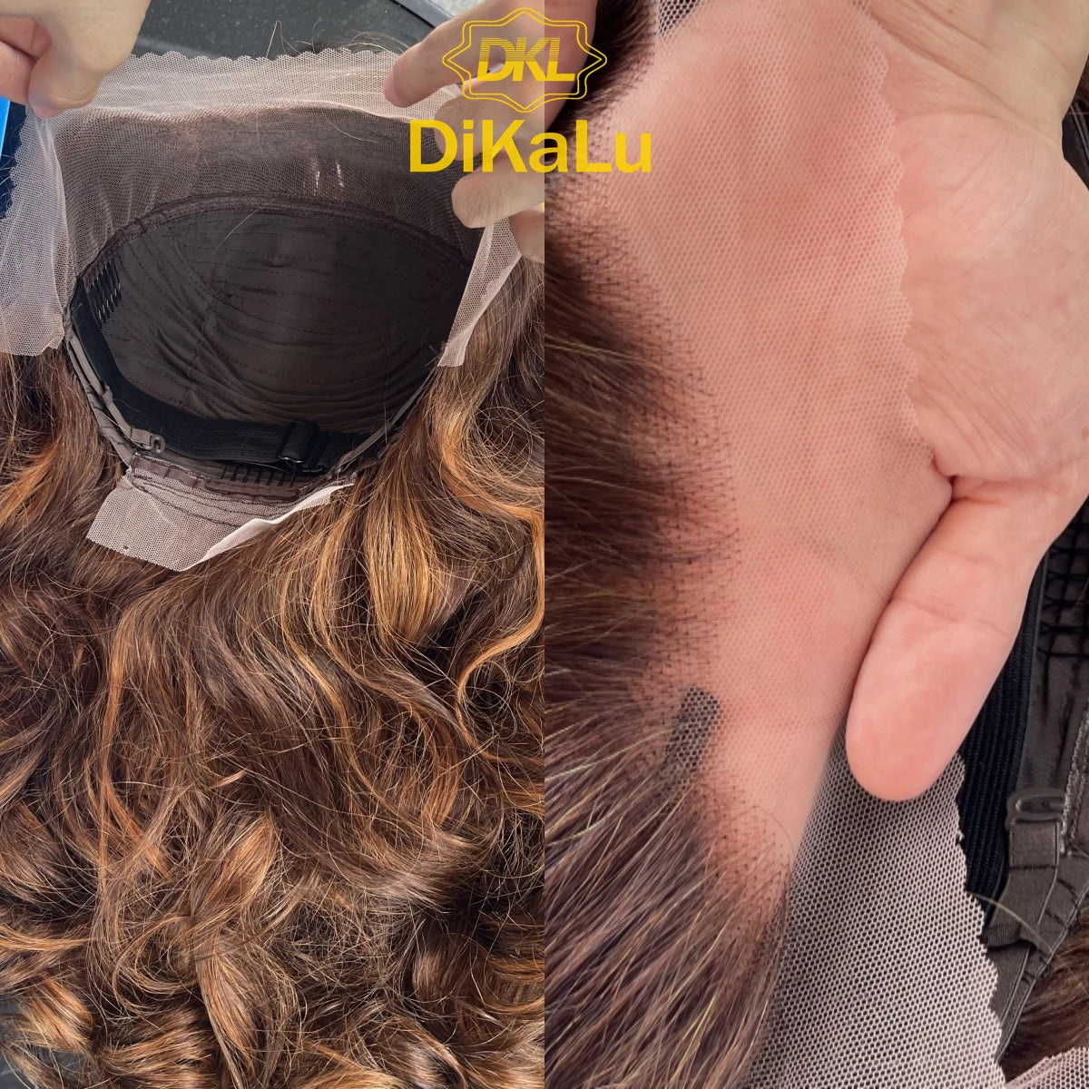 250% Density Highlight Colored Human Hair Wigs Pre Plucked Virgin Hair Rose Wavy Wholesale 13x4 HD Transparent Lace Frontal Wigs