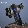Custom Logo15w Quick Charge Wireless Car Charger Mount Automatic Clamp Coil Induction Gravity Holder TYPE-C 2024 New Product