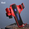 Custom Logo15w Quick Charge Wireless Car Charger Mount Automatic Clamp Coil Induction Gravity Holder TYPE-C 2024 New Product