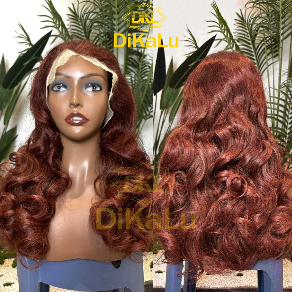 250% Density Highlight Colored Human Hair Wigs Pre Plucked Virgin Hair Rose Wavy Wholesale 13x4 HD Transparent Lace Frontal Wigs