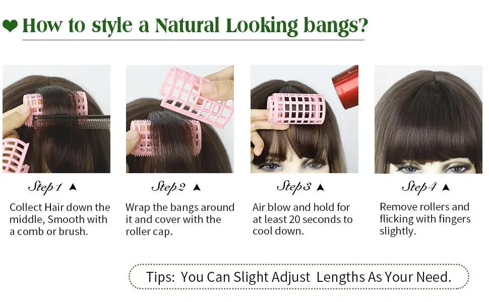 White Blonde Gray Synthetic Wigs with Bangs Short Straight Bob Hair Wig for Women Cosplay Daily Natural Hair Heat Resistant