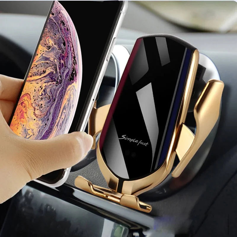 Universal 4 to 6.5 Inch Hot Selling Automatic Mobile Phone Wireless Charger Car Holder