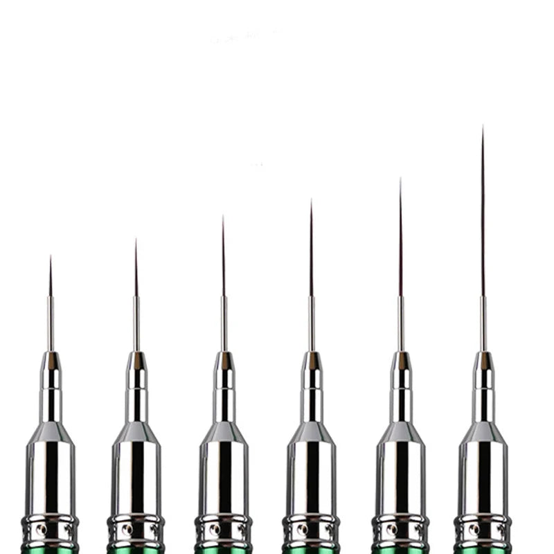 Nails Art Liner Brushes Elongated Lines Striping Drawing Painting Ultra-thin Line Professional Nail Design Pen Manicure Tool