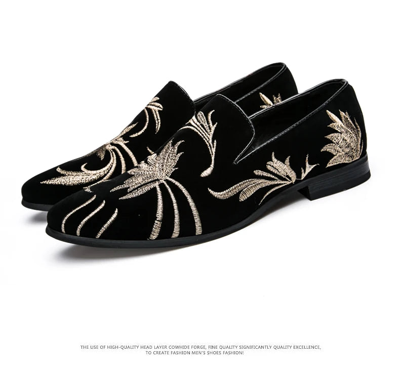 Fashion Casual Leather Shoes For Men Comfortable Slip On Loafers Men Summer High Quality Social Shoes Male Large Size Flat Shoes