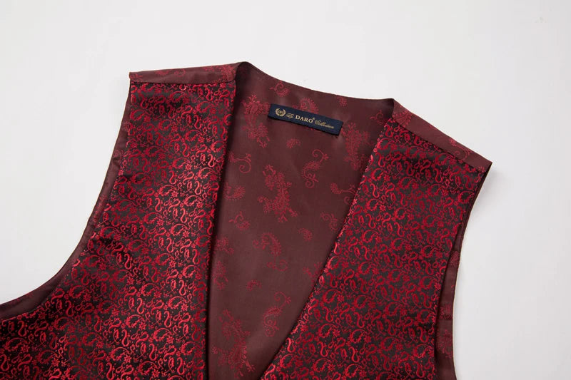 2025 New Wedding Host Performance Men's Suit Dress Three-piece Botanical Floral Pattern  Blazer  for Men with Pants and Vest