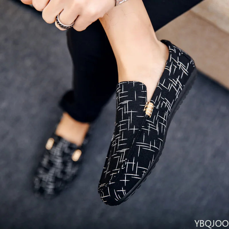 2025 Male Fashion Casual Shoes Handmade Comfy Mens Loafers New Slip on Man Walking Shoes Trend Man Driving Flats Moccasins Homme