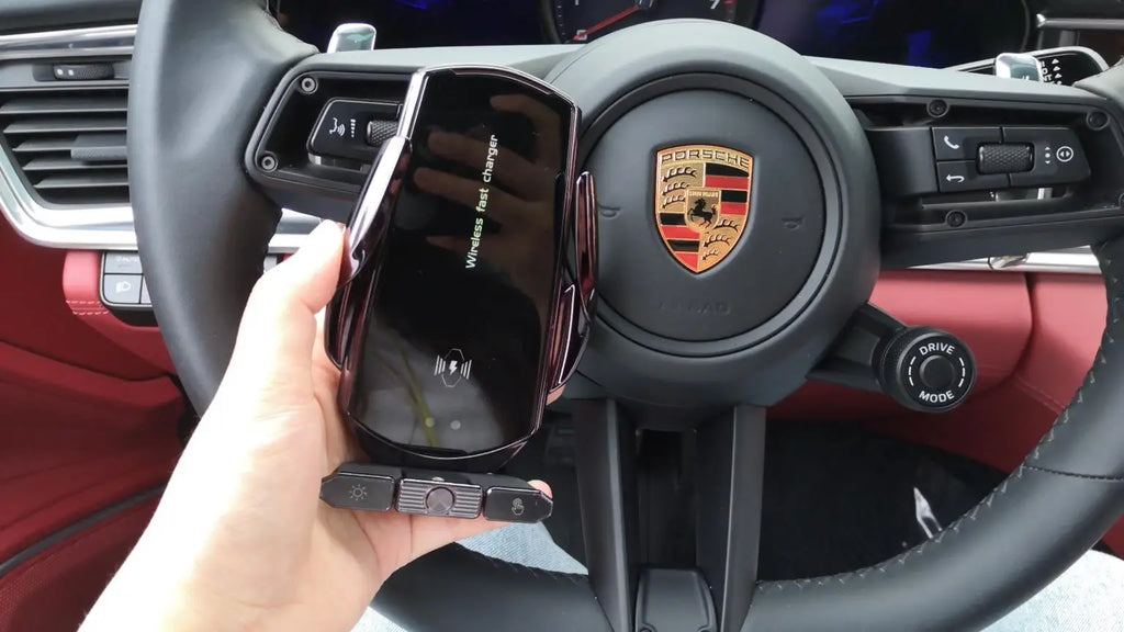 Car Phone Holder Wireless Charger For iPhone 12 13 14 15 Pro Max Sucker For Windshield Dashboard Air Vent Fast Charging Station