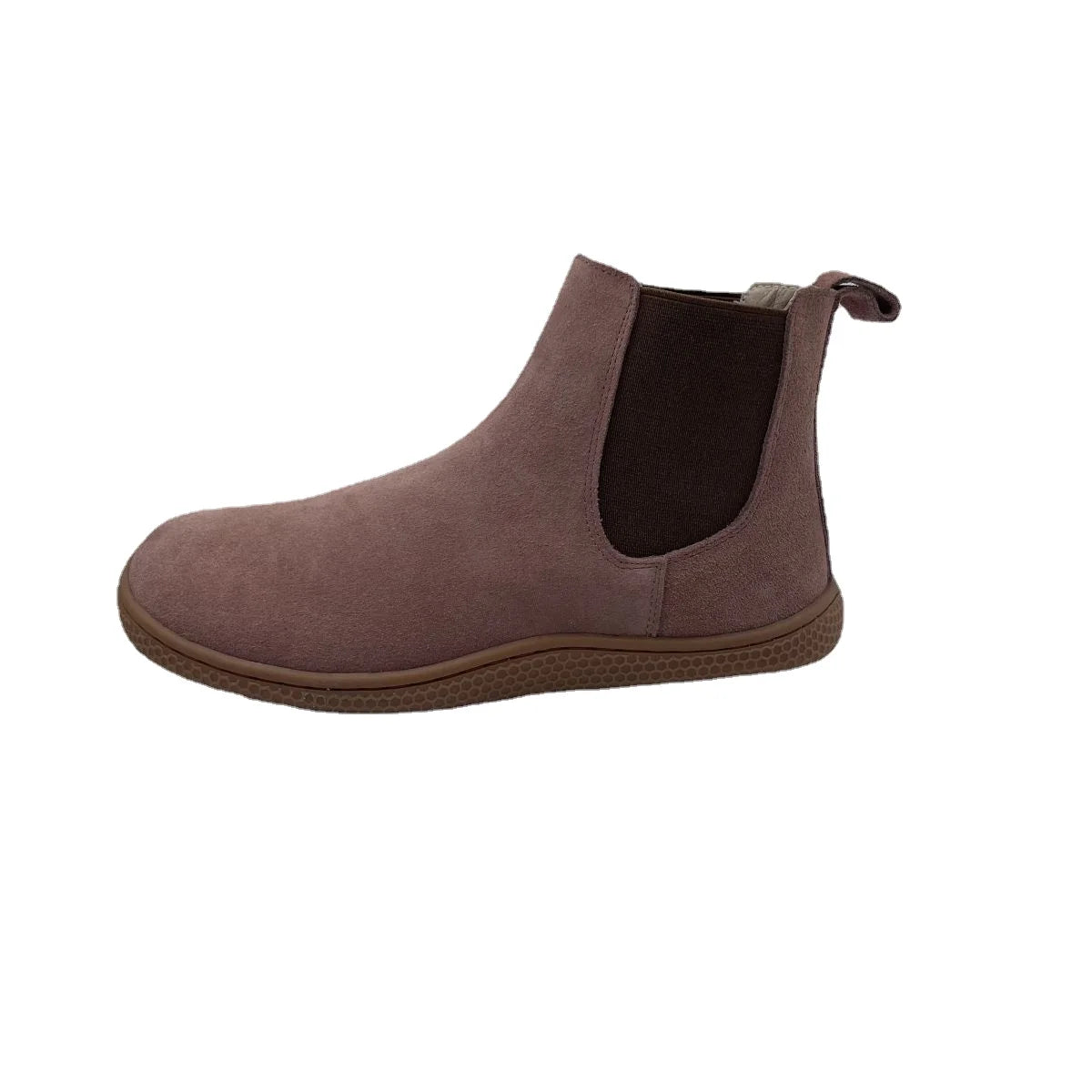 Tipsietoes Chelsea Barefoot Spring Autumn Genuine Cow Suede Waterproof Leather Boots With Leather Linning Inside For Women