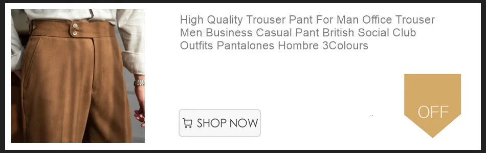 2022 Fashion Mens Dress Pant High Waist Straight Pants Men Spring  Business Versatile Belt Trouser Gentleman Paris Button Pant