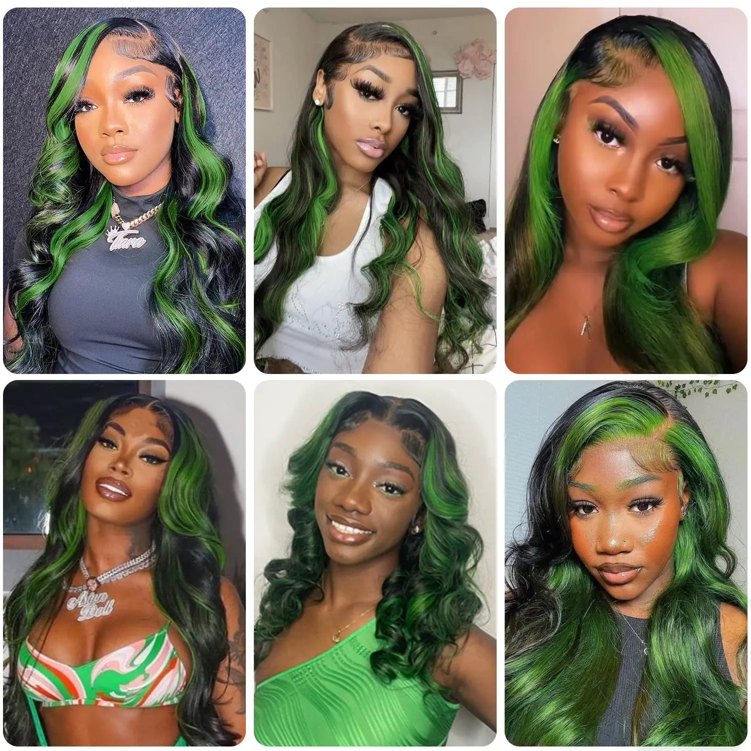 13X6 Lace Front Wig Highlight Black with Red Blonde Wig Synthetic 13x4 Lace Front Wigs Pre Plucked With Hairline Women's Wig