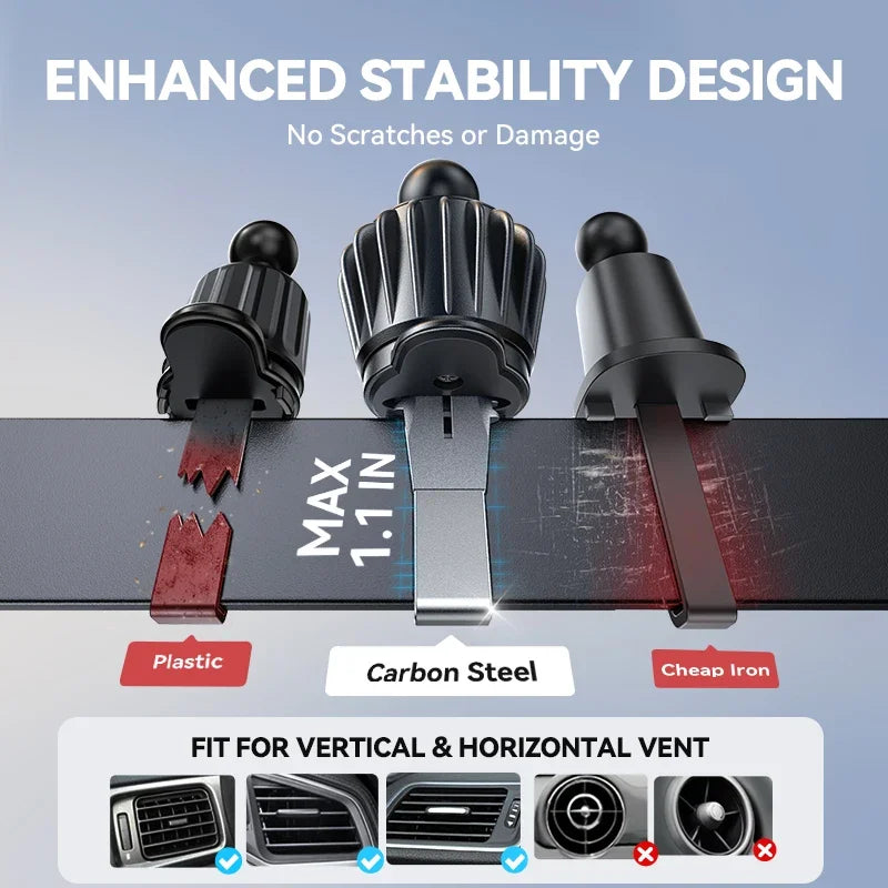 Joyroom Magnetic Car Phone Holder 15W Wireless Charging Car Phone Mount Charger Air Vent Phone Holder For iPhone 16/15/14/13/12