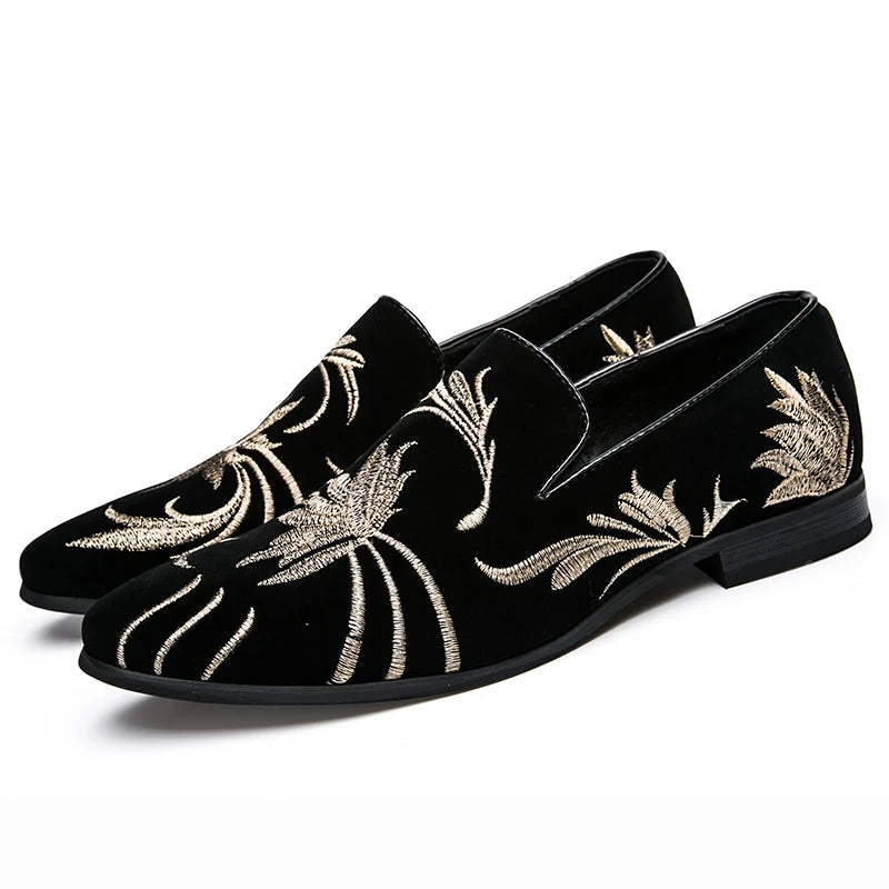 Fashion Casual Leather Shoes For Men Comfortable Slip On Loafers Men Summer High Quality Social Shoes Male Large Size Flat Shoes