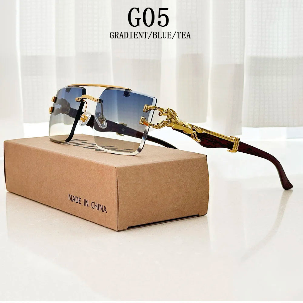 2025 Vintage Sunglass Men Square Sunglasses Women Free Shiping Luxury Fashion Glasses Gafas De Sol Hombre Lunette Soleil Femme
