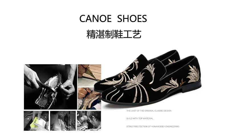 Fashion Casual Leather Shoes For Men Comfortable Slip On Loafers Men Summer High Quality Social Shoes Male Large Size Flat Shoes