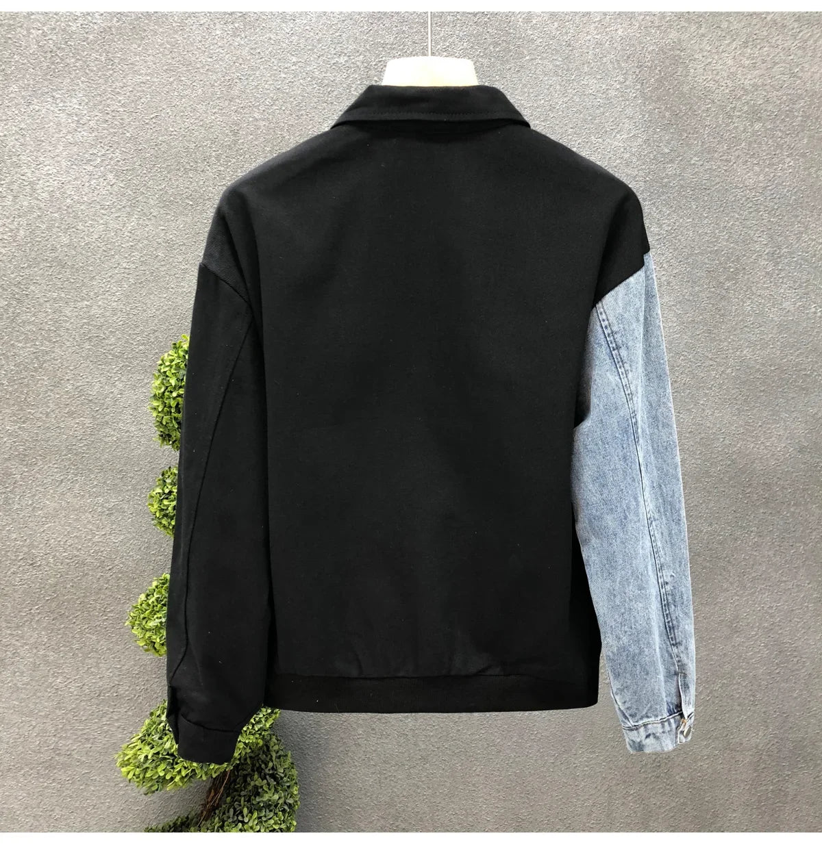 Spring Autumn New Fashion Turn-down Collar Long Sleeve Jackets Men's Clothing Patchwork Button Casual All-match Korean Trend Top
