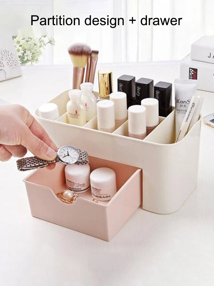 Nail Storage Box Container Cotton Swab Storage Box Accessories Cleaning Desktop Tools Multifunctional Jewelry Box Cosmetic stor