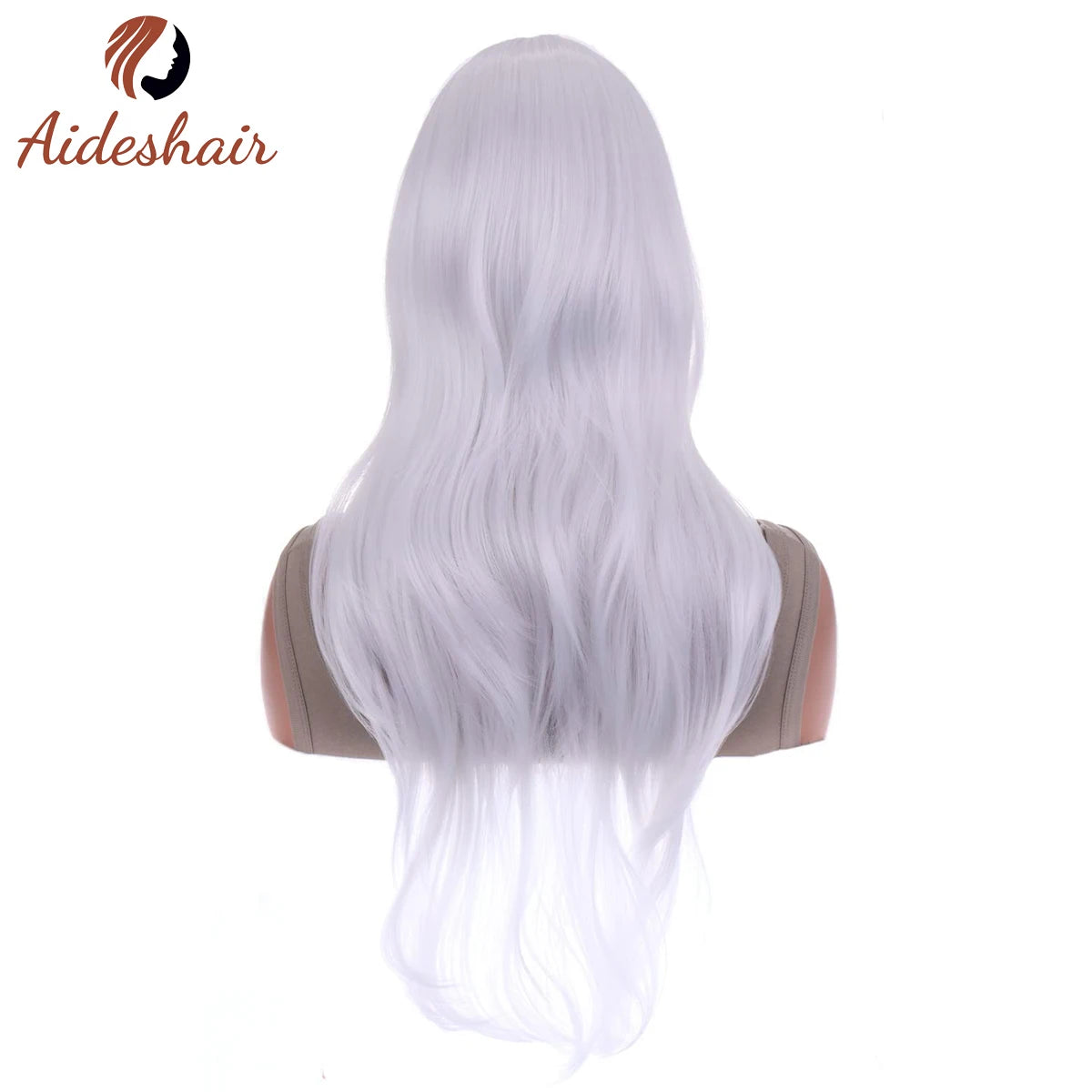 Aideshair synthetic wig  Fashion Wigs 28" 70cm Long Wavy Curly Hair Heat Resistant Wig Cosplay Wig For Women With Free Wig Cap