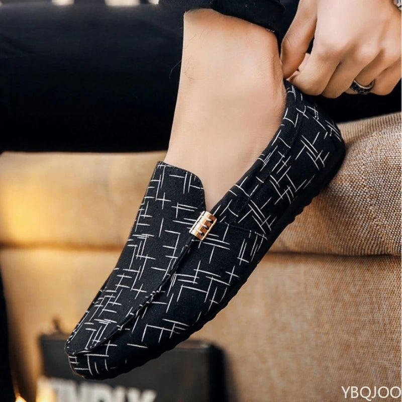 2025 Male Fashion Casual Shoes Handmade Comfy Mens Loafers New Slip on Man Walking Shoes Trend Man Driving Flats Moccasins Homme