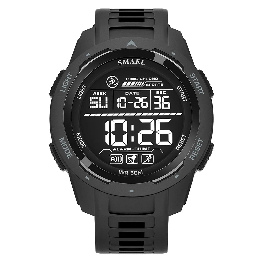 Military Watch Men Sports Watches Digital LED 50M Wateproof 8105C S Shock Resistant Military Watches Amry Men's Wristwatches