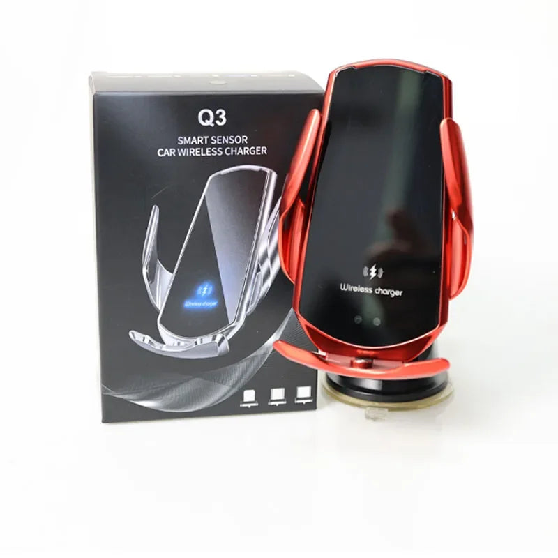 30W Car Wireless Charger Magnetic Automatic Car Mount Phone Holder Mobile Phone Accessrios Infrared Induction for iPhone Xiaomi