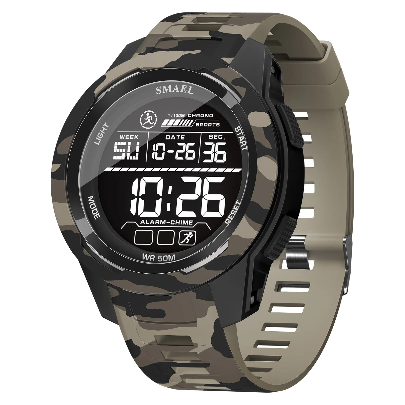 Military Watch Men Sports Watches Digital LED 50M Wateproof 8105C S Shock Resistant Military Watches Amry Men's Wristwatches