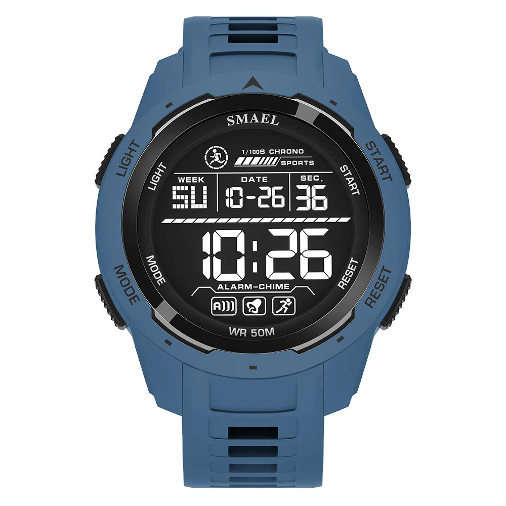 Military Watch Men Sports Watches Digital LED 50M Wateproof 8105C S Shock Resistant Military Watches Amry Men's Wristwatches
