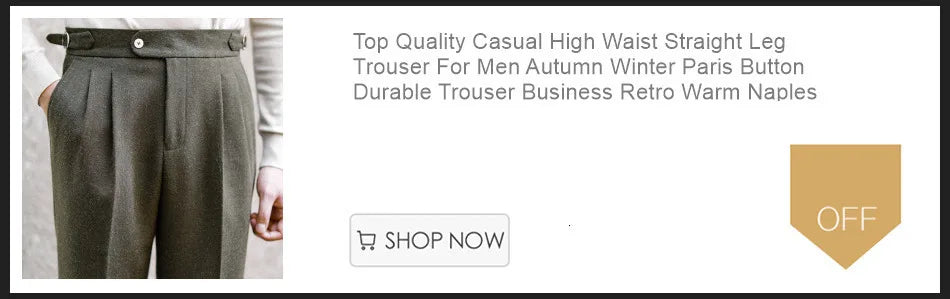 2022 Fashion Mens Dress Pant High Waist Straight Pants Men Spring  Business Versatile Belt Trouser Gentleman Paris Button Pant