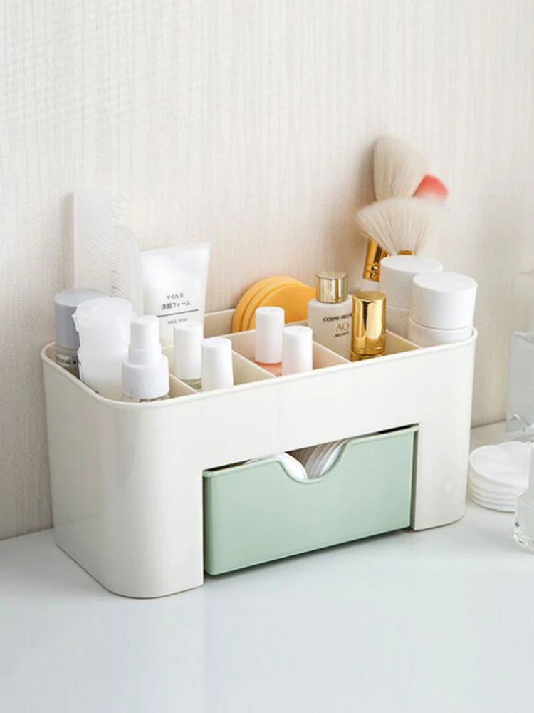 Nail Storage Box Container Cotton Swab Storage Box Accessories Cleaning Desktop Tools Multifunctional Jewelry Box Cosmetic stor