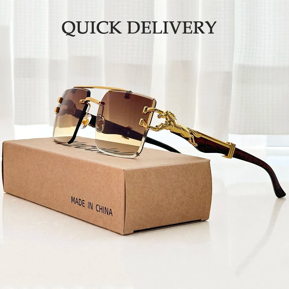 2025 Vintage Sunglass Men Square Sunglasses Women Free Shiping Luxury Fashion Glasses Gafas De Sol Hombre Lunette Soleil Femme