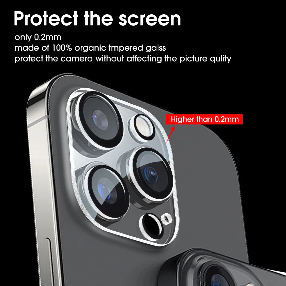 4/1PCS HD Back Camera Tempered Glass For iPhone 13Mini 13 14 15 16 17 Pro Max Rear Len Screen Protectors Anti-scratch Glass Film