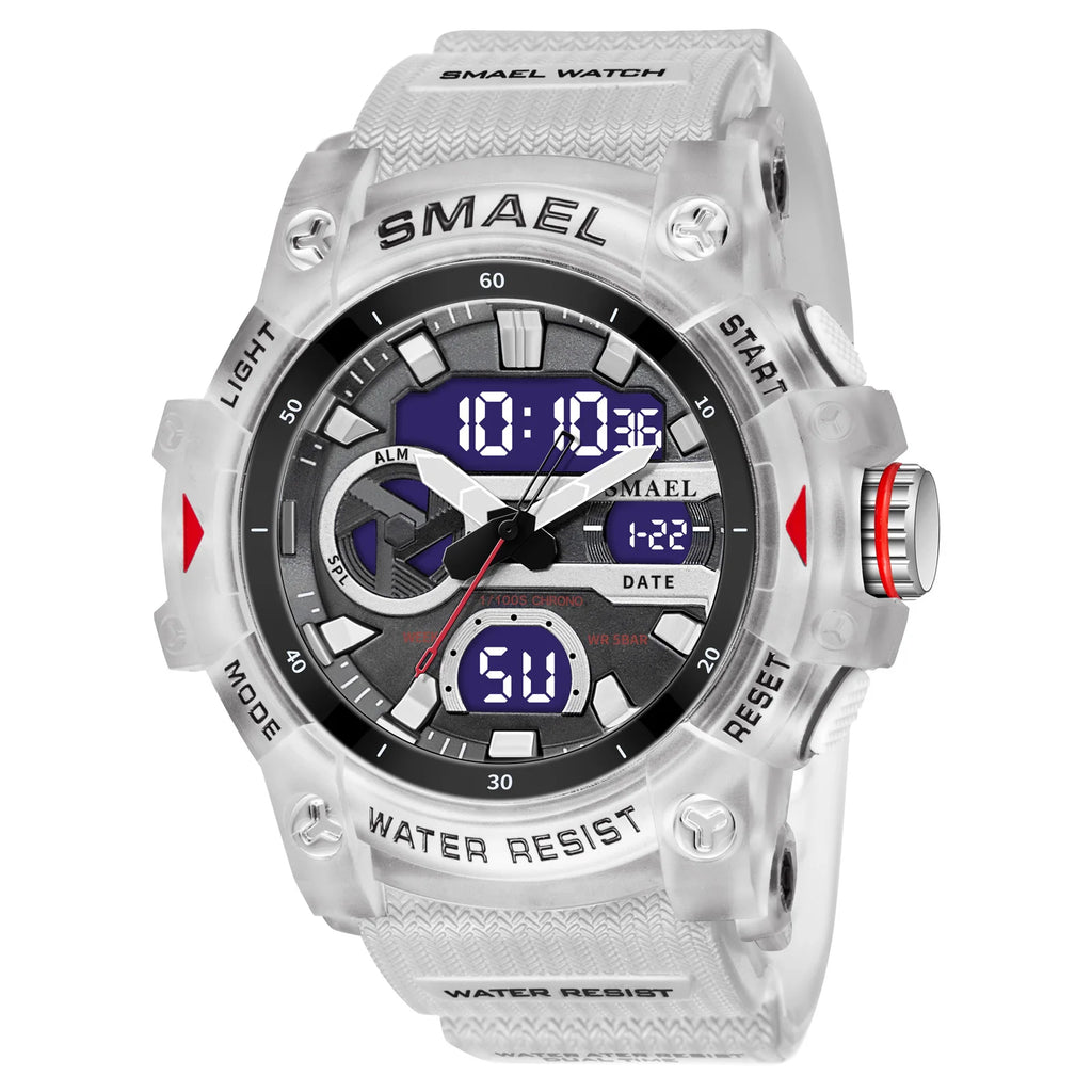 Sport Watches Waterproof SMAEL Brand Dropshipping Watch Stopwatch Alarm Clock 8086 Young Fashion Quartz Wristwatches