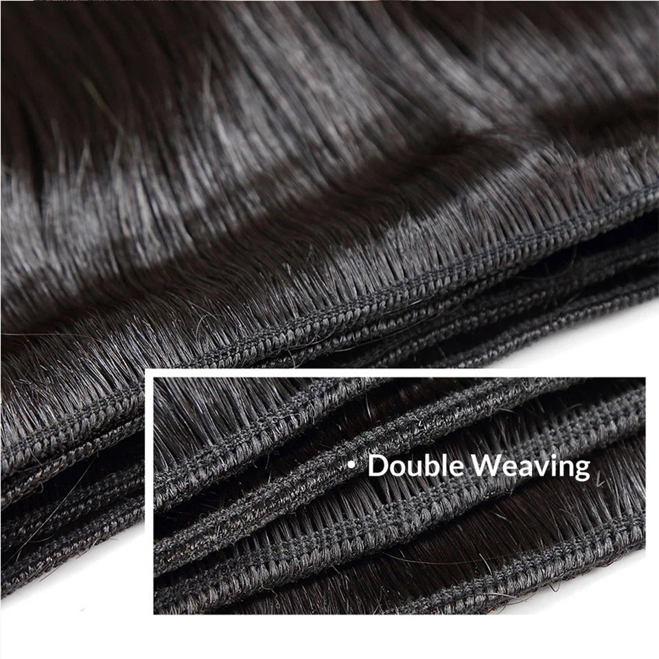 Peruvian Bone Straight Human Hair Bundles Deal Unprocessed Virgin Hair Extensions Long Thick Cheap Brazilian Hair Weave Natural