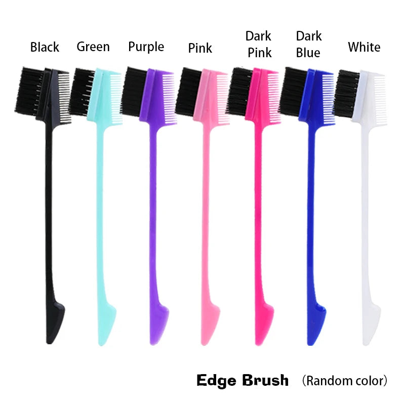 Wig Installation Kit Set Include 1Pcs 3In1 Hair Brush 1Pcs 120Ml Melting Spray For Lace Wigs 1Pcs Golden Shiny Elastic Headband