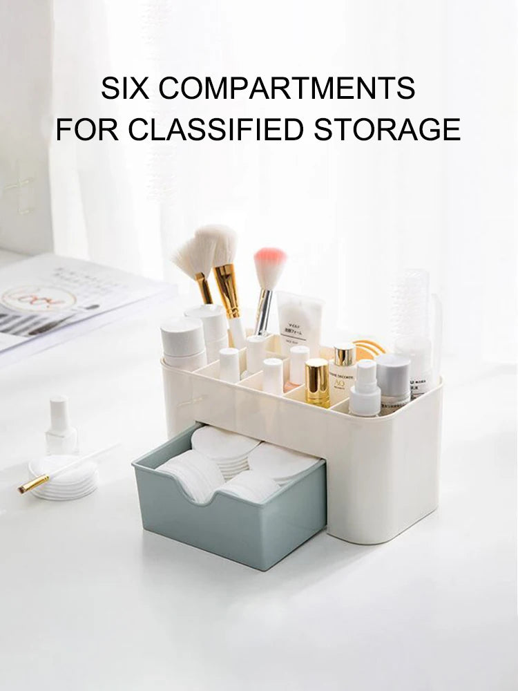 Nail Storage Box Container Cotton Swab Storage Box Accessories Cleaning Desktop Tools Multifunctional Jewelry Box Cosmetic stor