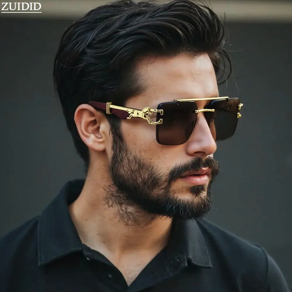 2025 Vintage Sunglass Men Square Sunglasses Women Free Shiping Luxury Fashion Glasses Gafas De Sol Hombre Lunette Soleil Femme